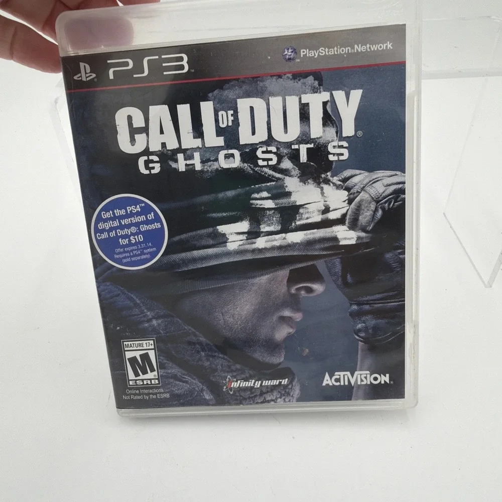 Call Of Duty Ghosts Activision Sony PlayStation 3 Video Game Case Manual Only